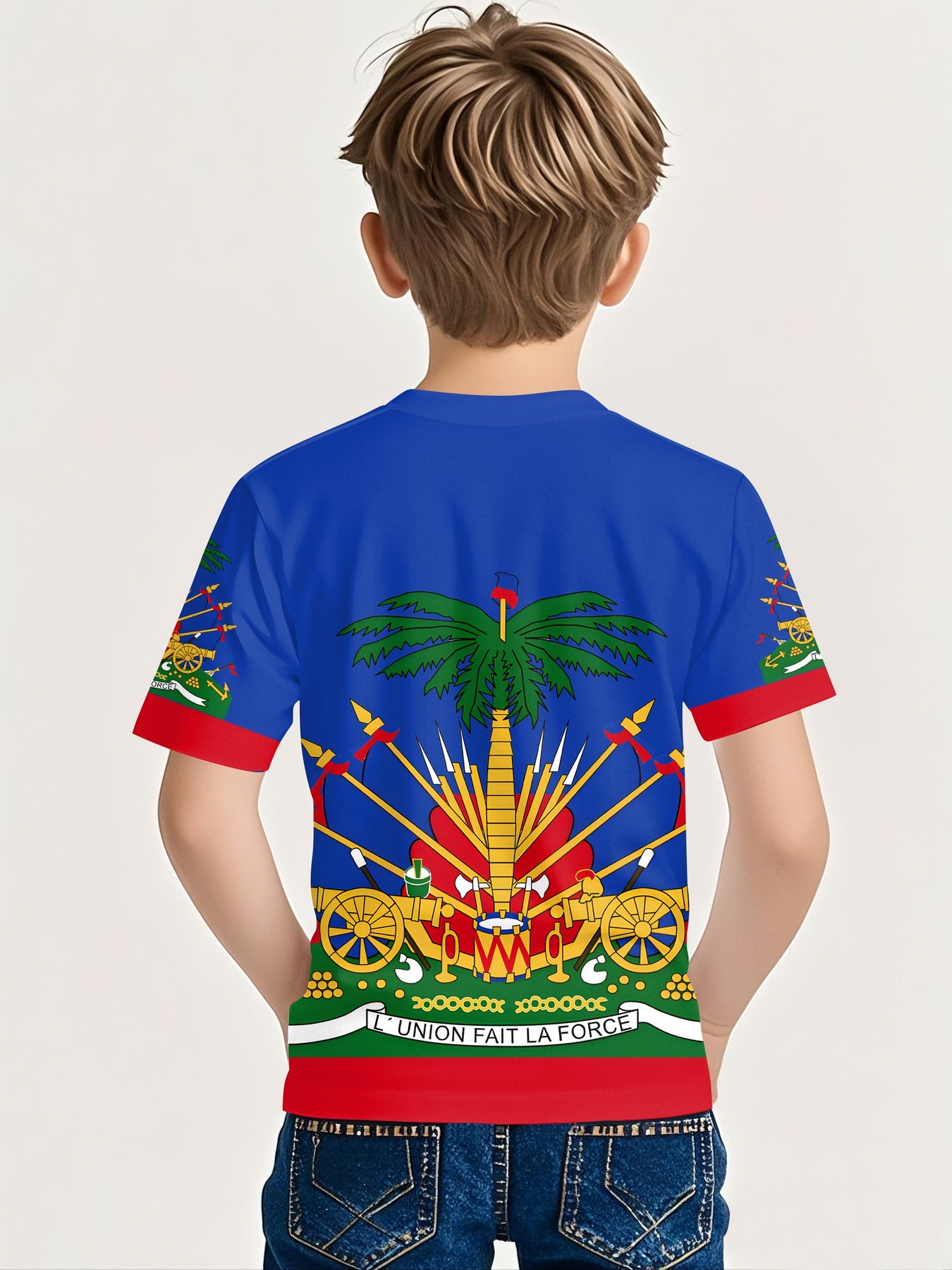 Boys' Haiti Heritage 3D Graphic Tee