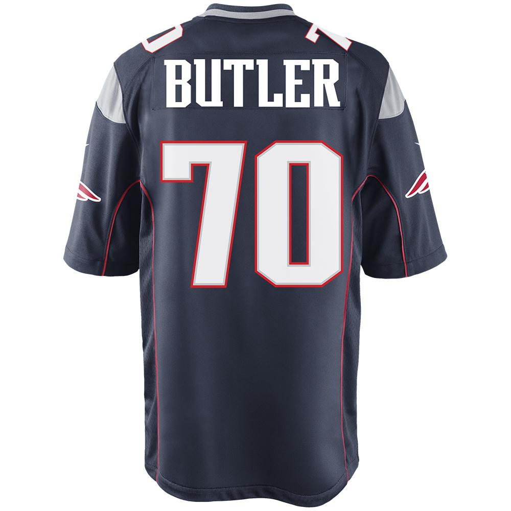 Nike Adam Butler #70 Game Jersey-Navy