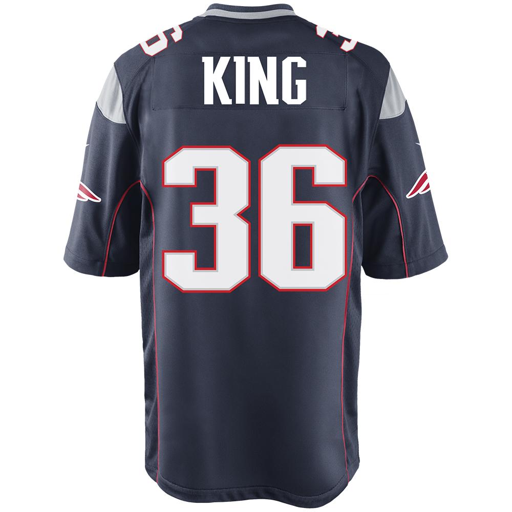 Nike Brandon King #36 Game Jersey-Navy