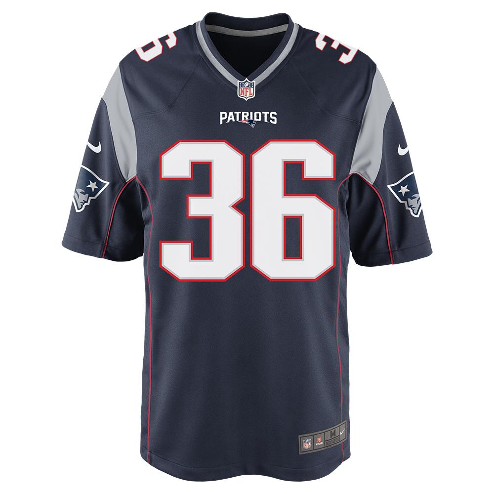 Nike Brandon King #36 Game Jersey-Navy