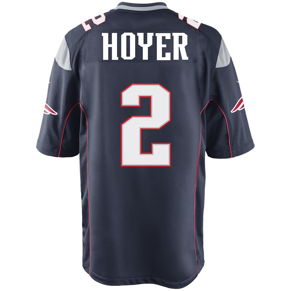 Nike Brian Hoyer #2 Game Jersey-Navy