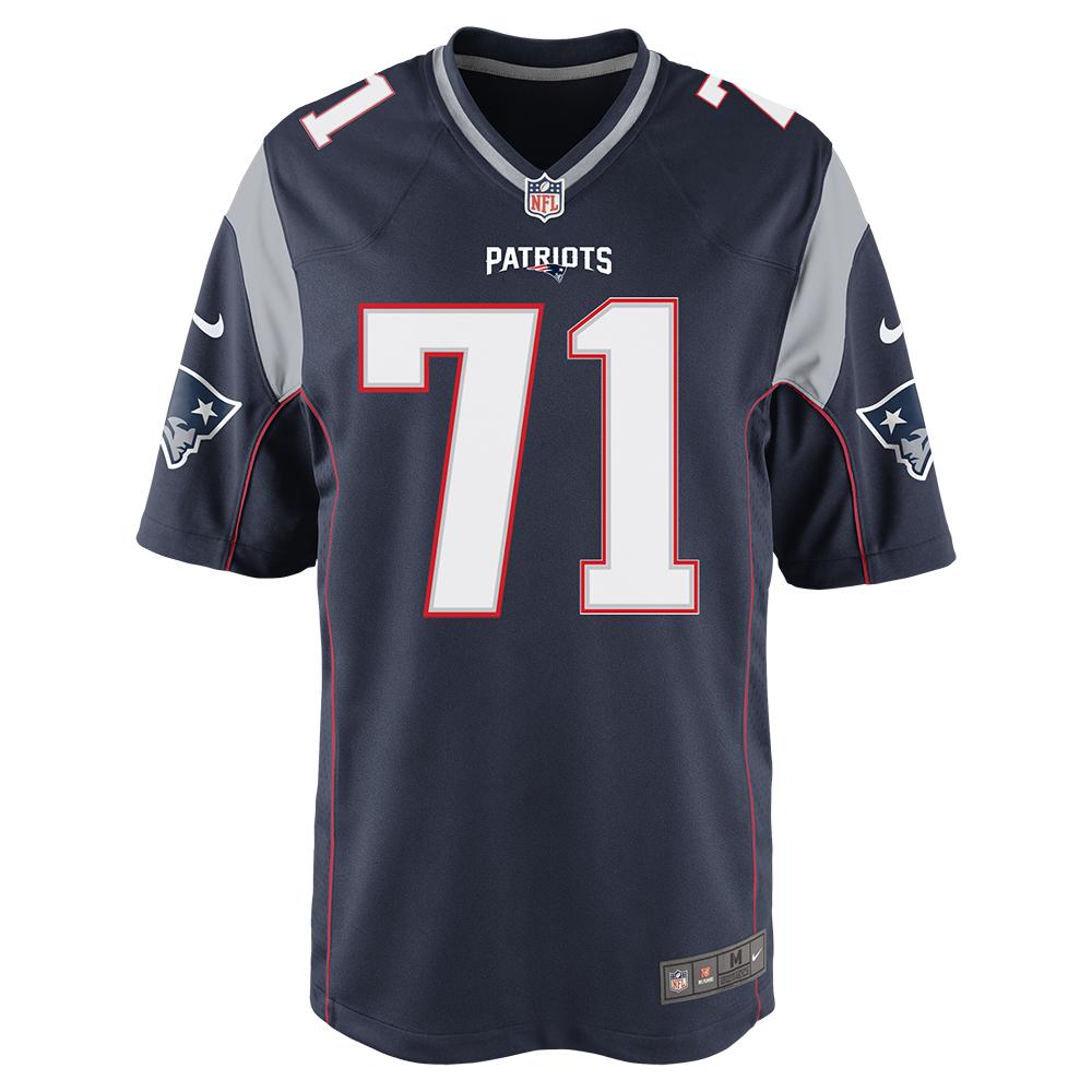 Nike Danny Shelton #71 Game Jersey-Navy
