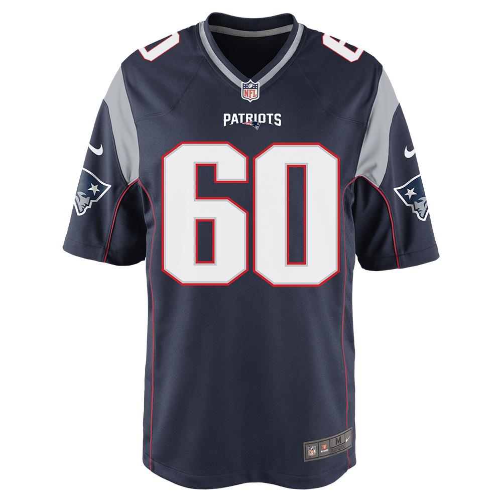 Nike David Andrews #60 Game Jersey-Navy