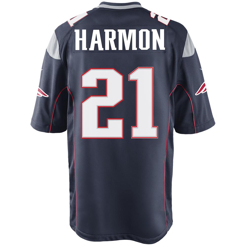 Nike Duron Harmon #21 Game Jersey-Navy