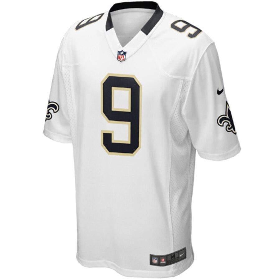 Mens New Orleans Saints Drew Brees Nike White Game Jersey