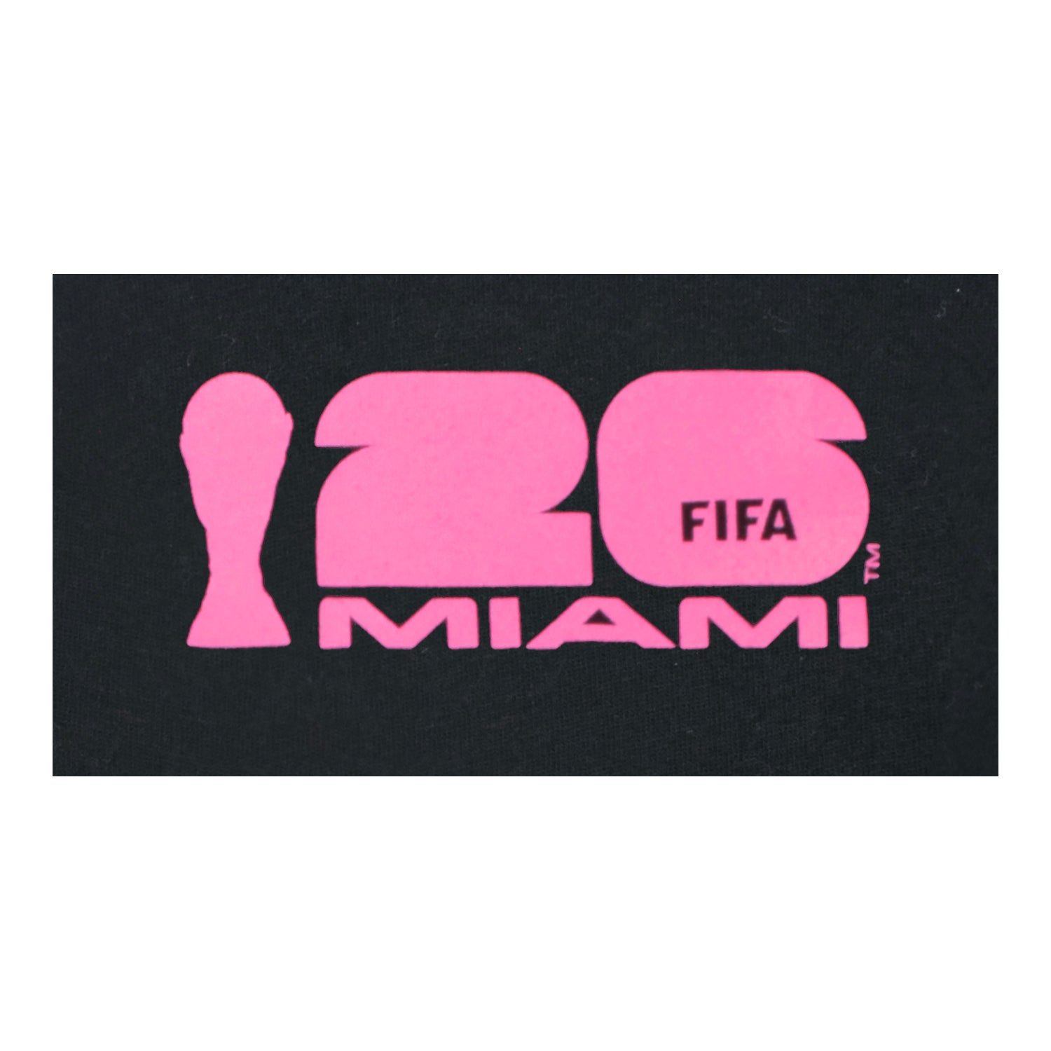 FIFA World Cup 2026™ Miami Poster Black T-Shirt - Unisex