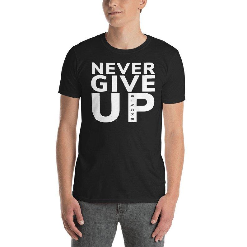 Never give up Mens T-Shirt Mohamed Salah Liverpool