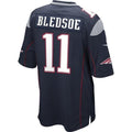 Nike Drew Bledsoe #11 Game Jersey-Navy